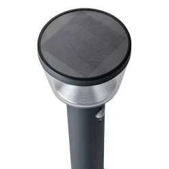Paletto da giardino solare 40 LED 600 lumen (H54 cm) Orion Grigio antracite