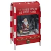 Palla di neve luminosa 12 LED (H40 cm) Casella postale di Babbo Natale