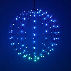 Palloncino Luminoso Digitale 168 LED (D40 cm) Pieghevole Multicolore