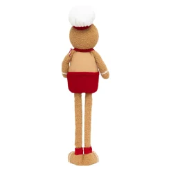 Pan di zenzero con gambe telescopiche (H89 cm) Piccolo cuoco Marrone chiaro
