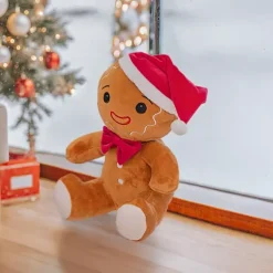 Peluche di Natale (H25 cm) Omino di pan di zenzero