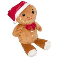 Peluche di Natale (H50 cm) Omino di Pan di Zenzero