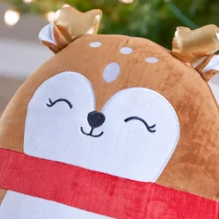 Peluche (H35 cm) Allegro Renna di Natale