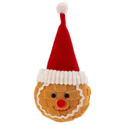 Pendente natalizio (H18 cm) Testa di Pan di Zenzero Caramello