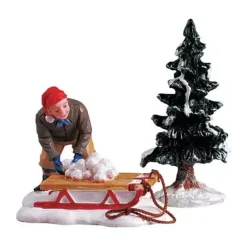 Personaggi Lemax Battaglia di palle di neve