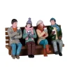 Personaggi Lemax Caffè tra amici