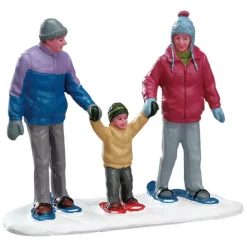 Personaggi Lemax Escursione con le racchette da neve