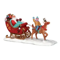 Personaggi Lemax La slitta di Babbo Natale