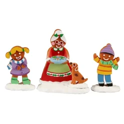 Personaggi Lemax Madre Natale Pan di Spezie e bambini