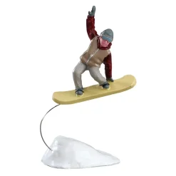 Personaggi Lemax Salto in snowboard