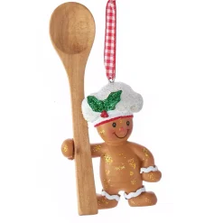 Personaggio natalizio da appendere (8 cm) Marrone