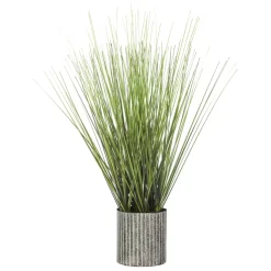 Pianta artificiale (45 cm) Erba in vaso Verde