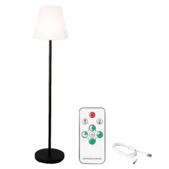 Piantana esterno cavo USB LED (H150 cm) Brooklyn - Nero