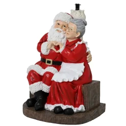 Piede di albero gigante (H97 cm) Babbo e Mamma Natale