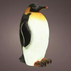 Pinguino luminoso fibra di vetro 8 LED (50 cm) Zélian Bianco freddo