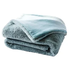 Piumone in finta pelliccia (90 x 220 cm) Finn Blu