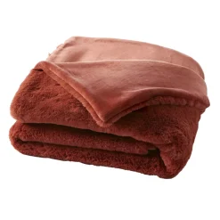 Piumone in finta pelliccia (90 x 220 cm) Finn Terracotta
