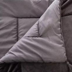 Piumotto velluto (80 x 180 cm) Slow Grigio