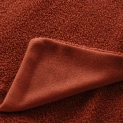 Plaid bouclé (180 x 220 cm) Wooly Terracotta