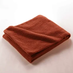 Plaid bouclé (180 x 220 cm) Wooly Terracotta