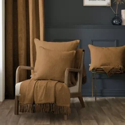 Plaid cotone (180 x 220 cm) Sixtine Camel