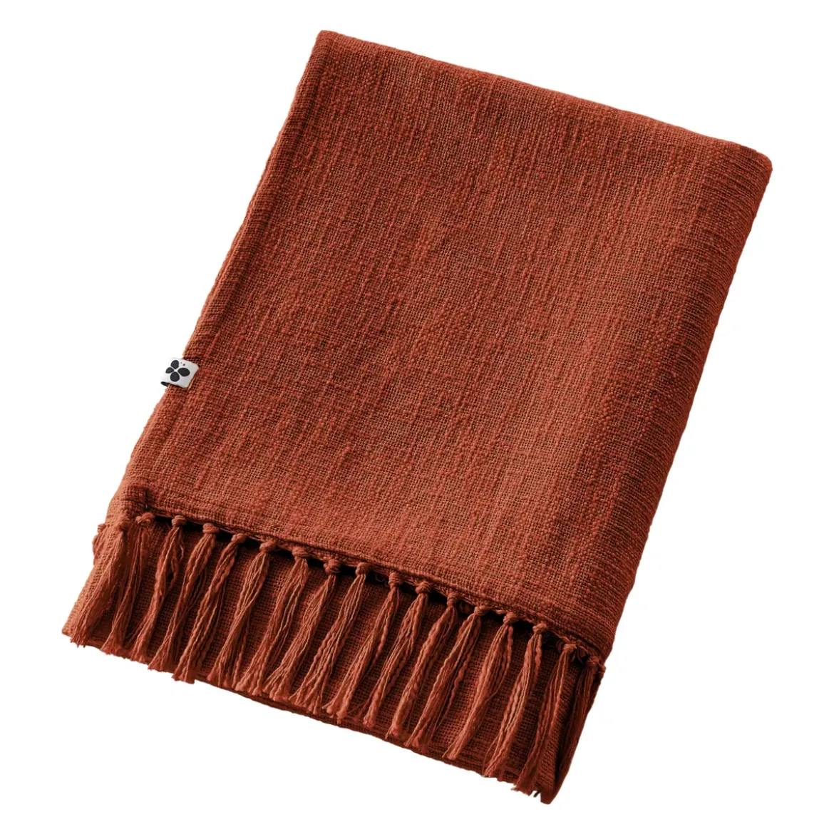 Plaid cotone (180 x 220 cm) Sixtine Terracotta