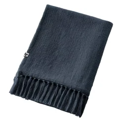 Plaid cotone (180 x 220 cm) Sixtine Blu notte