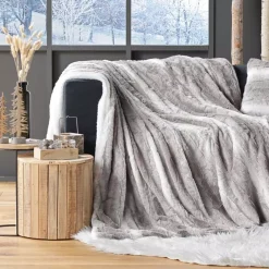 Plaid ecopelliccia (220 cm) Sven Beige