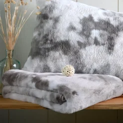 Plaid in finta pelliccia (180 x 220 cm) Harald Beige