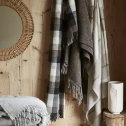 Plaid in lana (140 x 200 cm) Marius Beige