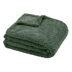 Plaid in pile (220 cm) Montreal Verde giada