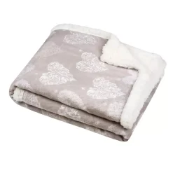 Plaid morbido (160 cm) Adelaïde Beige