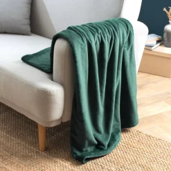 Plaid morbido flanella (130 x 180 cm) Didou Verde