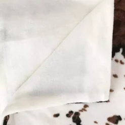 Plaid polaire (160 cm) Vache Marrone