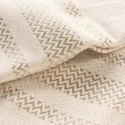 Plaid cotone (150 cm) Doreline Ecru