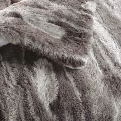Plaid ecopelliccia (220 cm) Caribou Tortora
