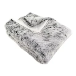 Plaid imitazione pelliccia Orso Grigio
