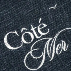 Plaid in cotone morbido (125 x 150 cm) Bordemer Blu navy