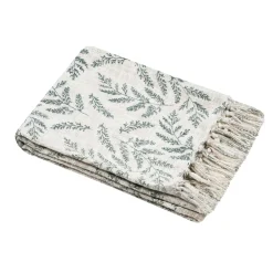 Plaid in cotone (125 x 150 cm) Antillia Verde