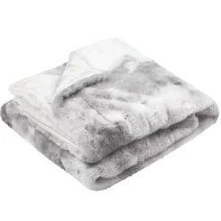 Plaid in finta pelliccia (125 x 150 cm) Harald Beige