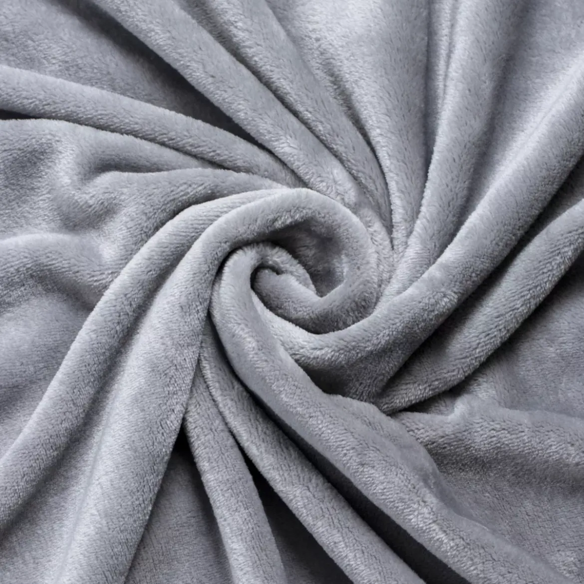 Plaid morbida in flanella (125 x 150 cm) Didou Grigio chiaro