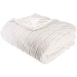 Plaid morbido (230 cm) Manoir Bianco