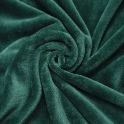 Plaid morbido in flanella (180 x 230 cm) Didou Verde