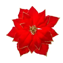 Poinsettia di Natale (D24 cm) Venezia Rosso
