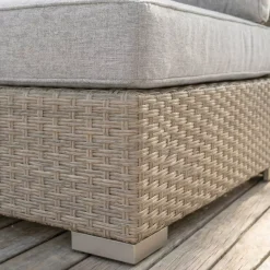 Poltrona da giardino in resina intrecciata Palma Grigio