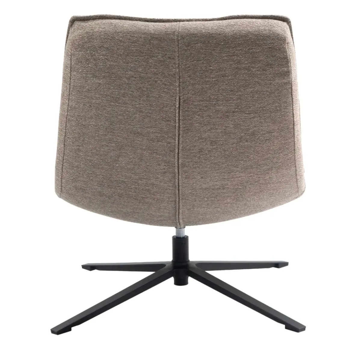Poltrona girevole in tessuto (seduta 43 cm) Oxxo Beige Sabbia