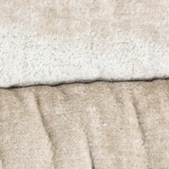 Poltrona girevole in tessuto (seduta 45 cm) Brava Beige