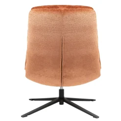 Poltrona girevole in tessuto (seduta 45 cm) Brava Rame