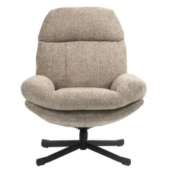 Poltrona girevole in tessuto (seduta 49 cm) Moor Beige Sabbia