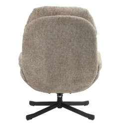 Poltrona girevole in tessuto (seduta 49 cm) Moor Beige Sabbia